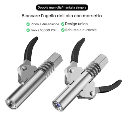 Robusto bloccaggio su giunti per grasso