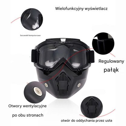 ✨Specjalna maska do spawania i cięcia 😎przeciwodblaskowa, przeciw promieniowaniu ultrafioletowemu, przeciwpyłowa👍