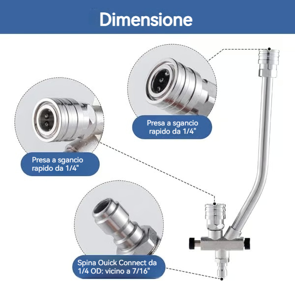 Saldi imperdibili - 50% DI SCONTO - 🔥Accessorio a doppio connettore per cannone di schiuma