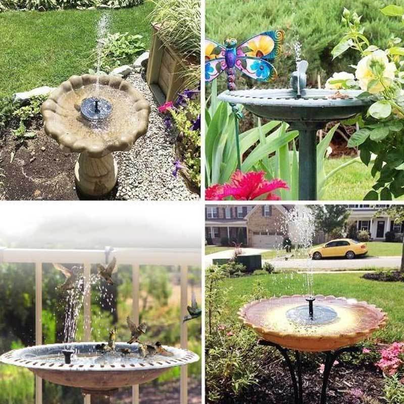 Dai vita al tuo giardino con una fontana magica solare
