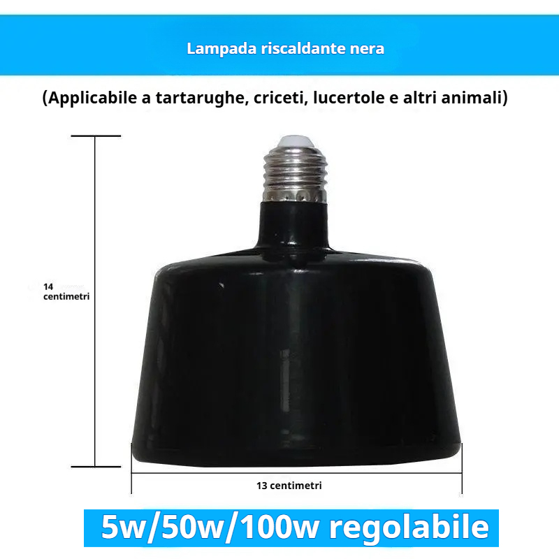 Lampada riscaldante intelligente a temperatura costante per animali domestici da riproduzione