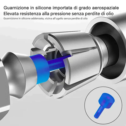 Robusto bloccaggio su giunti per grasso