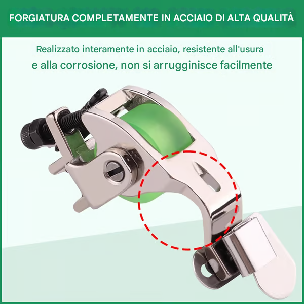 🔥 Piedino premistoffa versatile regolabile per orlo arrotolato