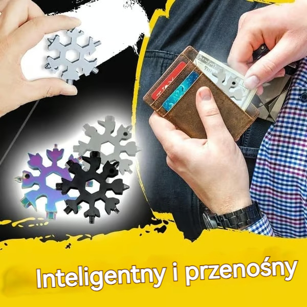 🔥🔥【Kup 2, otrzymaj 2 gratis】🔧 Nowe wielofunkcyjne narzędzie Snowflake 18 w 1