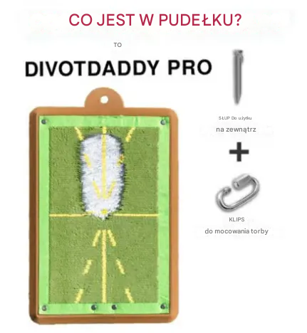 Mata treningowa do gry w golfa do wykrywania zamachu Mata treningowa d