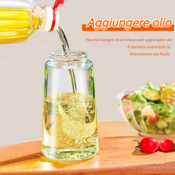 Flacone spray per olio 2 in 1