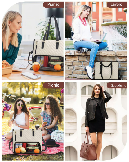 Borsa tote per il pranzo per le donne