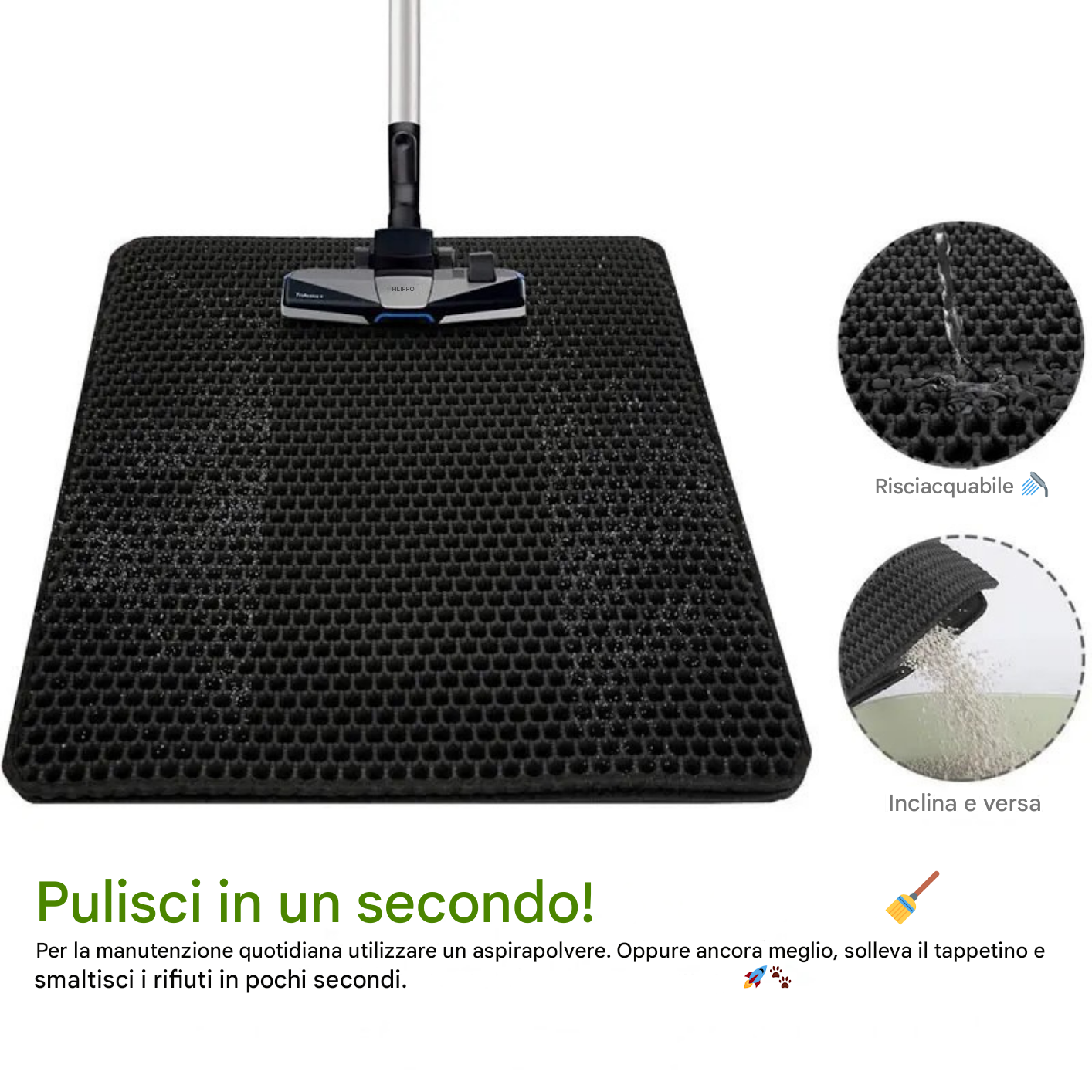 Tappetino per lettiera PawClean™: intelligente, pulito e confortevole 🐾✨