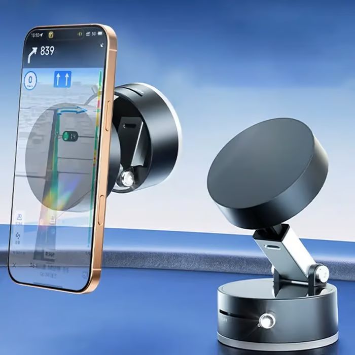 Supporto magnetico per cellulare sottovuoto