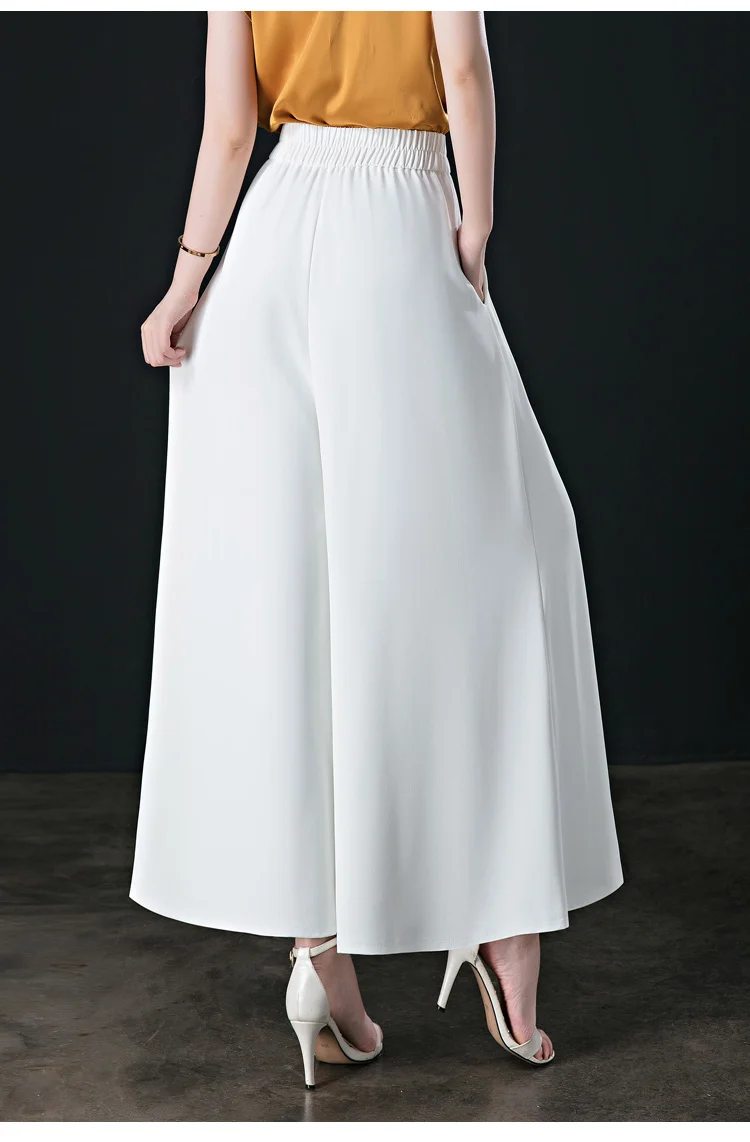 💖【M-5XL】Gonna drappeggiata alla moda da donna con gambe larghe e vita alta