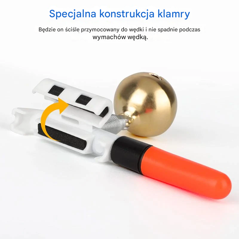 🎣Lampka LED na wędkę z brzęczykiem🐟