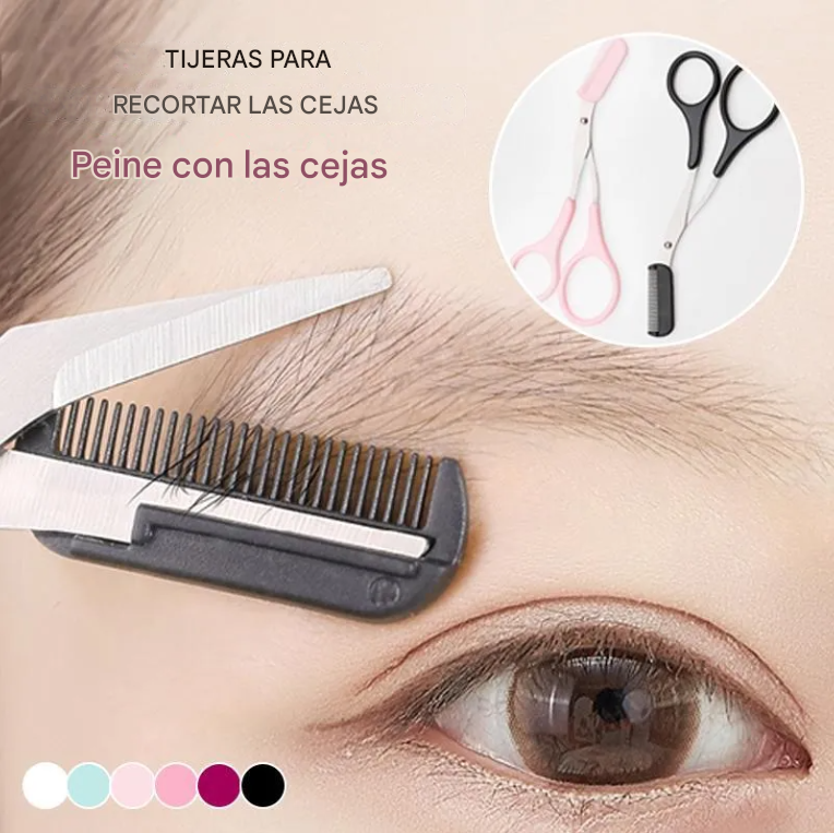 Tijeras para recortar cejas