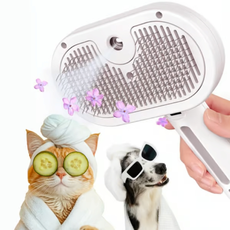 ✨Pettine per la rimozione dei peli con spray per animali domestici🐶