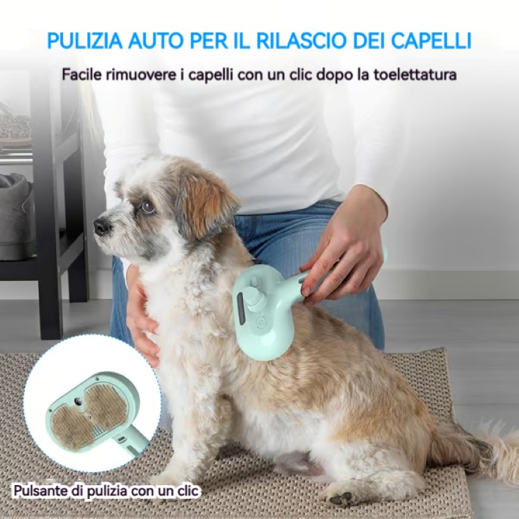 ✨Pettine per la rimozione dei peli con spray per animali domestici🐶