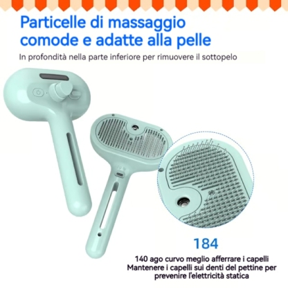 ✨Pettine per la rimozione dei peli con spray per animali domestici🐶