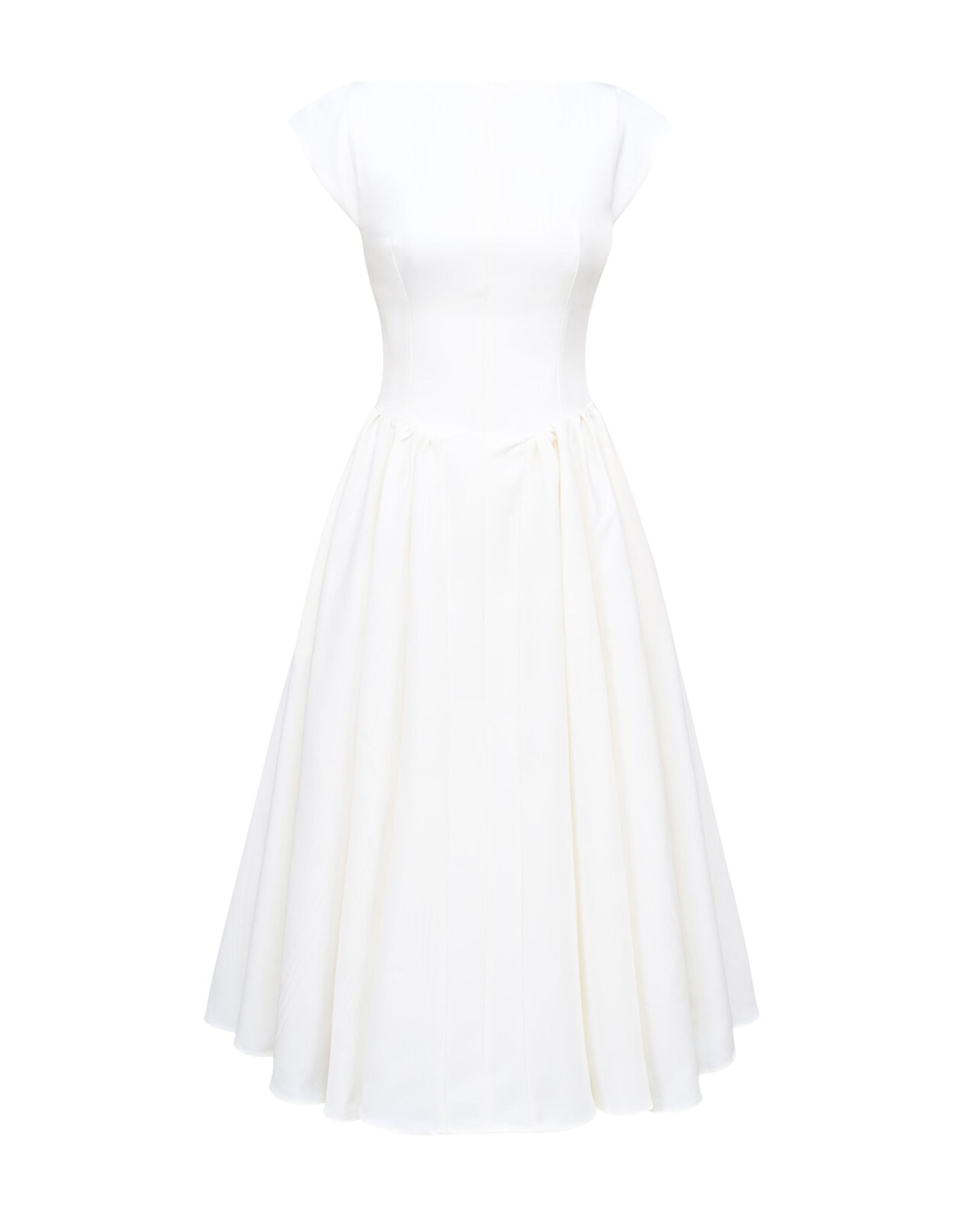 Abito midi Anastasia - Bianco