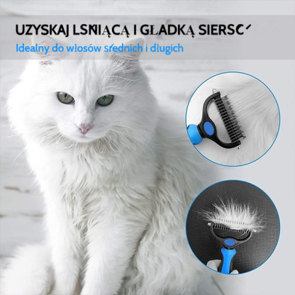 Dwustronna szczotka do usuwania sierści | DETANGLE