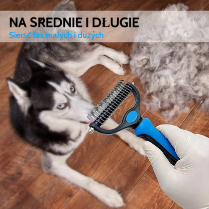 Dwustronna szczotka do usuwania sierści | DETANGLE