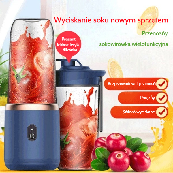 Mini blender, który działa wszędzie i o każdej porze | JUSINKO