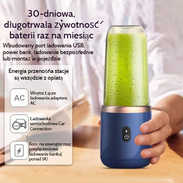 Mini blender, który działa wszędzie i o każdej porze | JUSINKO
