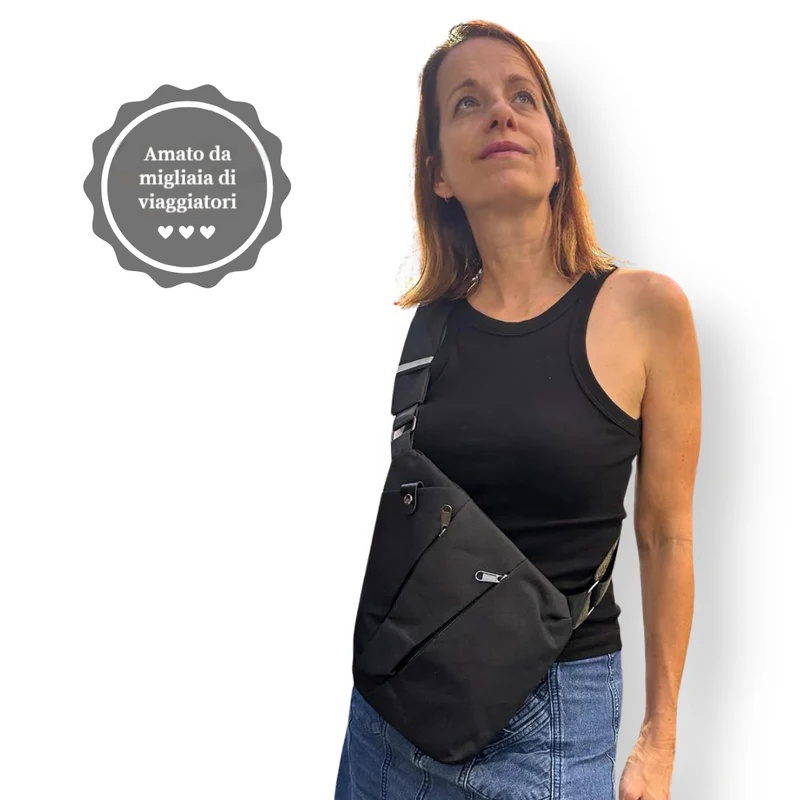 Borsa a tracolla antifurto