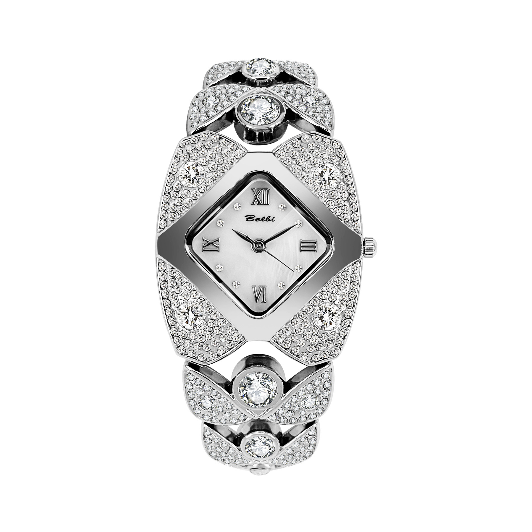 ⌚Orologio da donna retrò con meccanismo al quarzo e pietre brillanti 💎