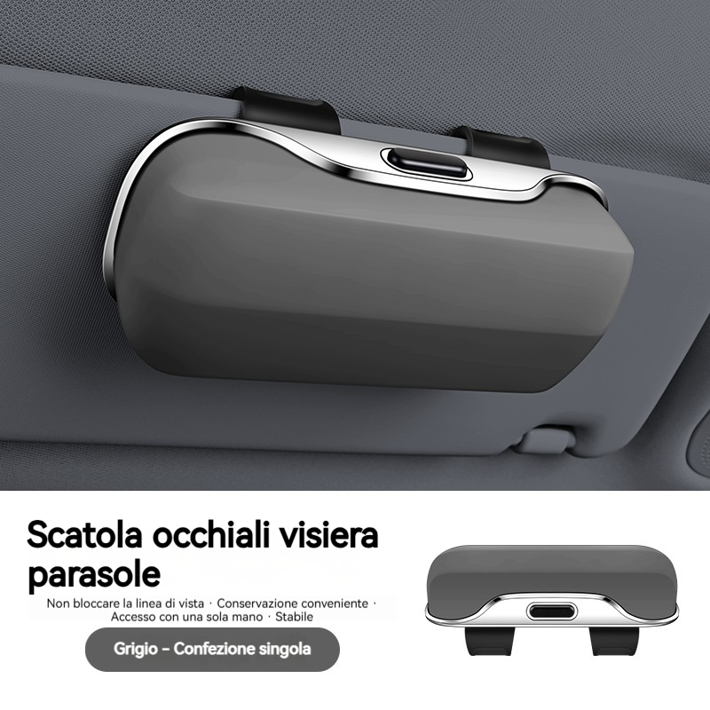 Scatola portaocchiali multifunzionale per auto