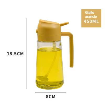 Flacone spray per olio 2 in 1