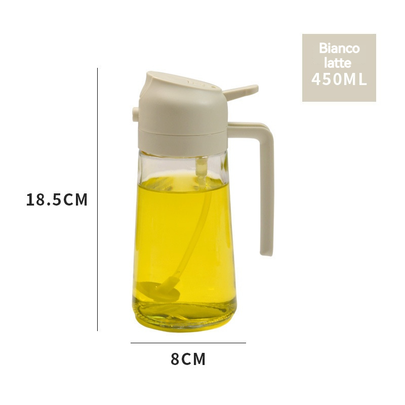Flacone spray per olio 2 in 1