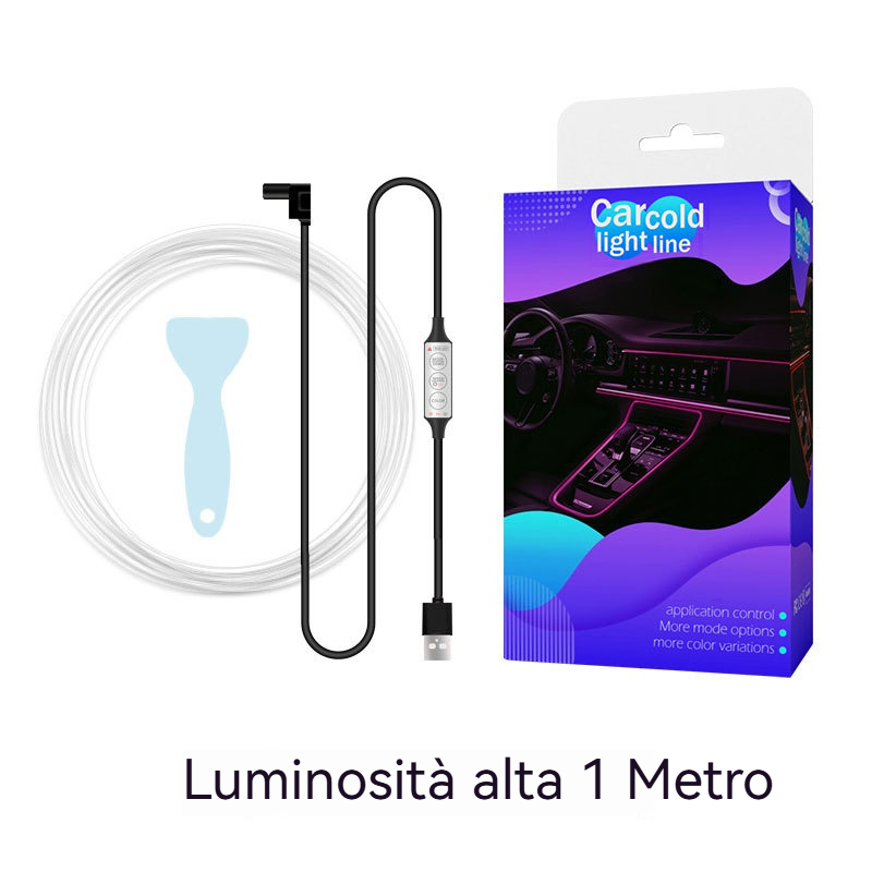 ⚡1/2/3/4/5M Lampada decorativa per interni auto con controller