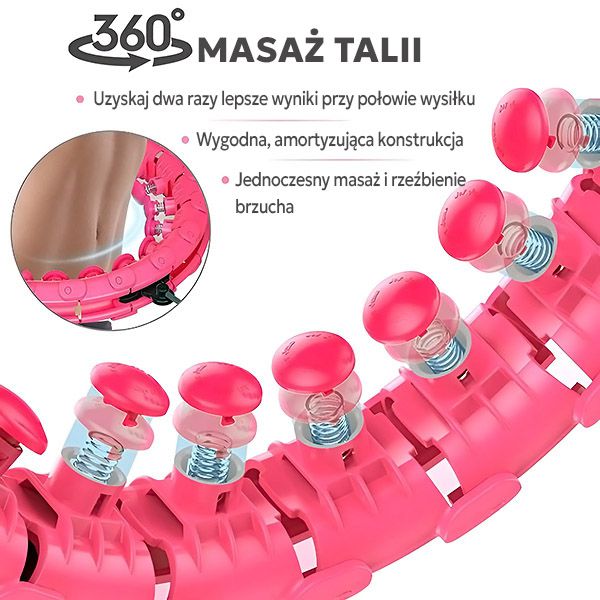 Obciążone hula hop odchudzające | SPINSLIM