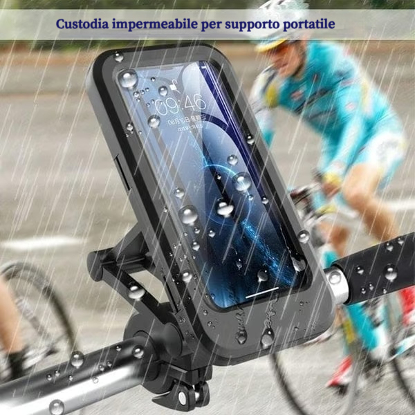 🔥Supporto impermeabile per telefono per bicicletta e moto