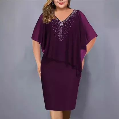🔥🔥【S-5XL】2025 Nuovi abiti estivi in ​​chiffon con scialle