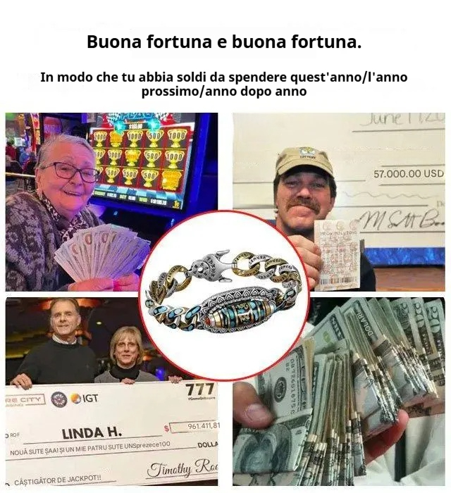 Bracciale turchese retrò a sei cifre in argento 925 con perline trasferibili Mantra