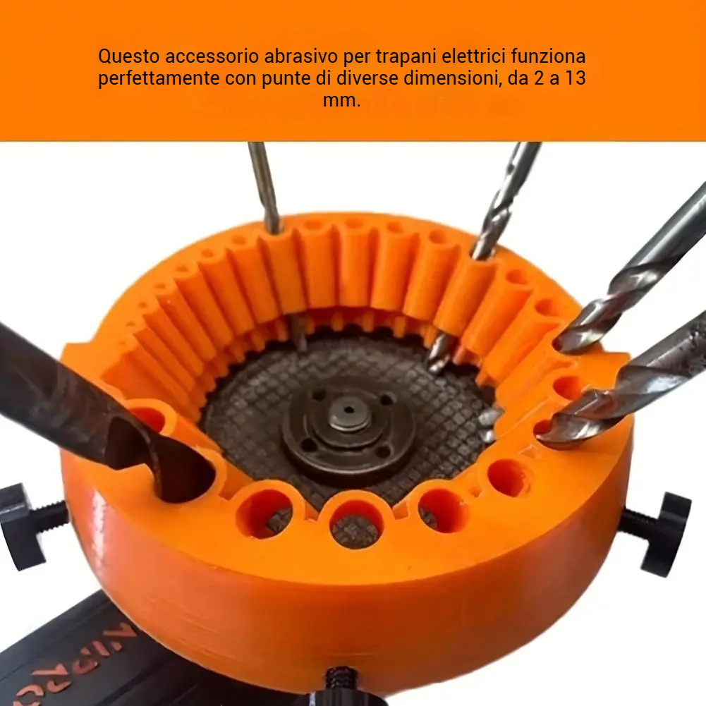 Affilatrice per punte da trapano - per punte da trapano da 2 a 13 mm