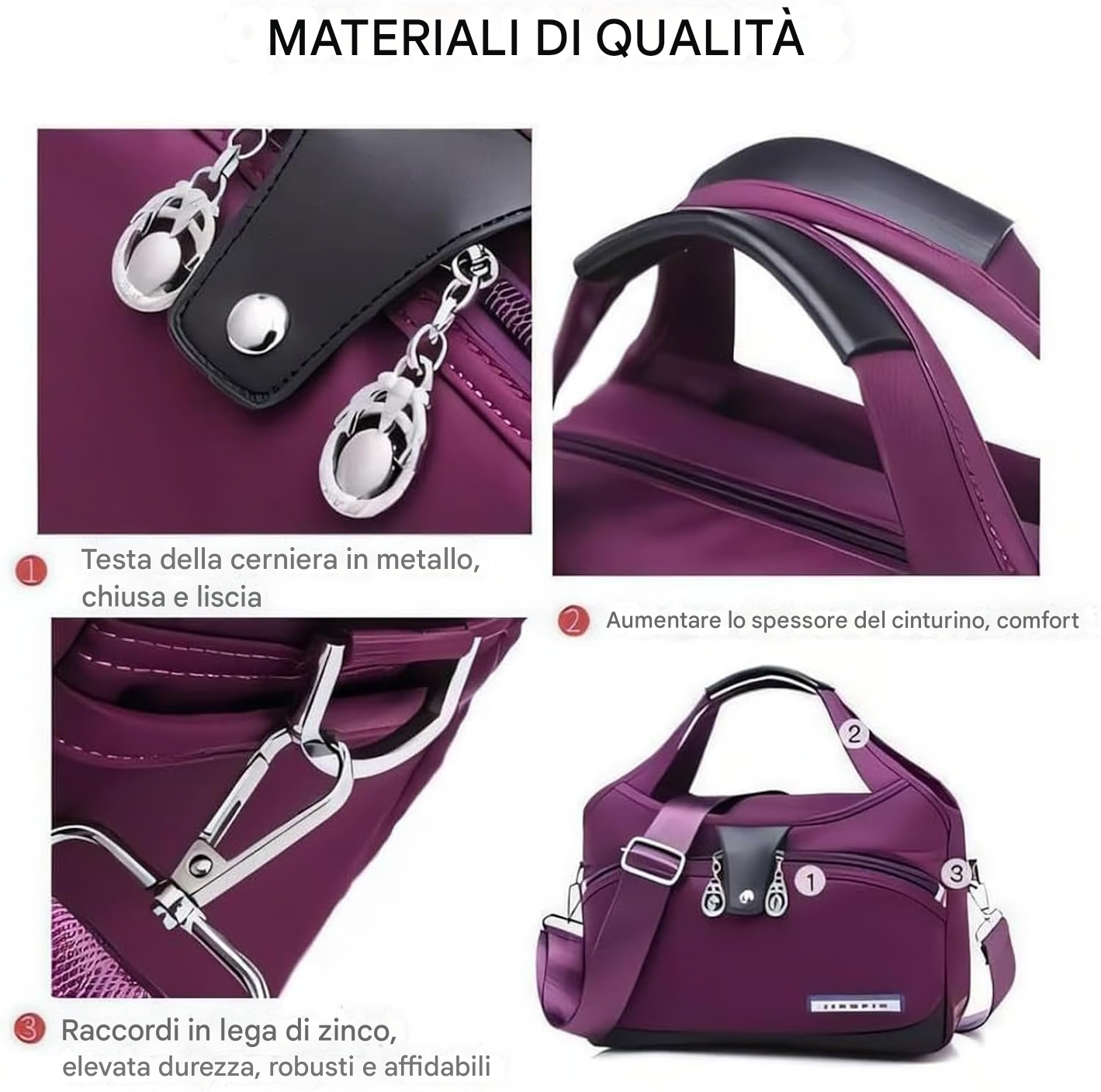   Miniatura 1 Miniatura 2 Miniatura 3 Miniatura 4 Miniatura 5 ❤️Sconto del per la Festa della Mamma🔥Borsa a mano antifurto di grande capacità