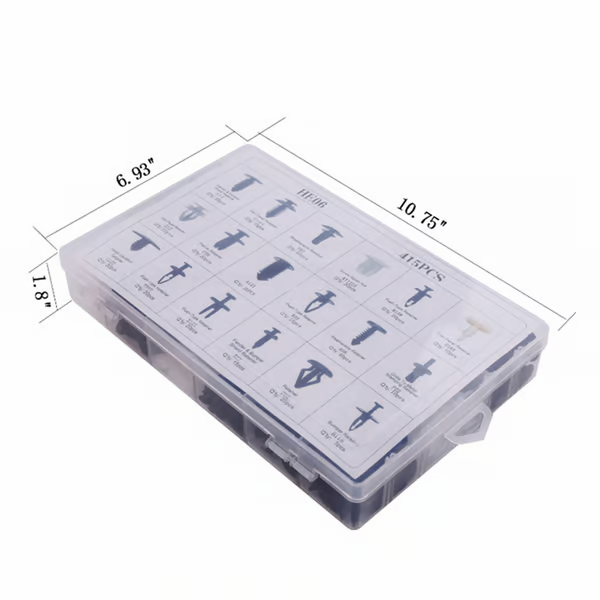 Set di scatole di fissaggio per auto (630 pezzi)