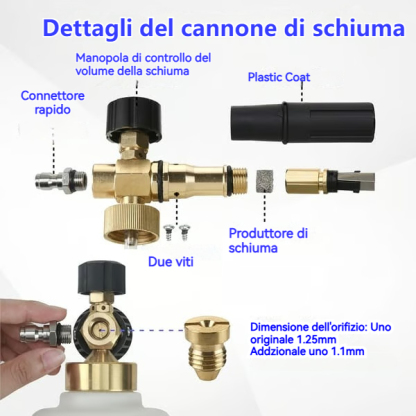 Saldi imperdibili - 50% DI SCONTO - 🔥Accessorio a doppio connettore per cannone di schiuma