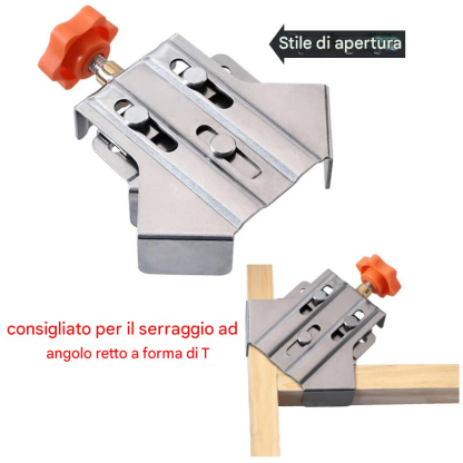 Morsetto angolare multiuso in acciaio inossidabile a 90 gradi
