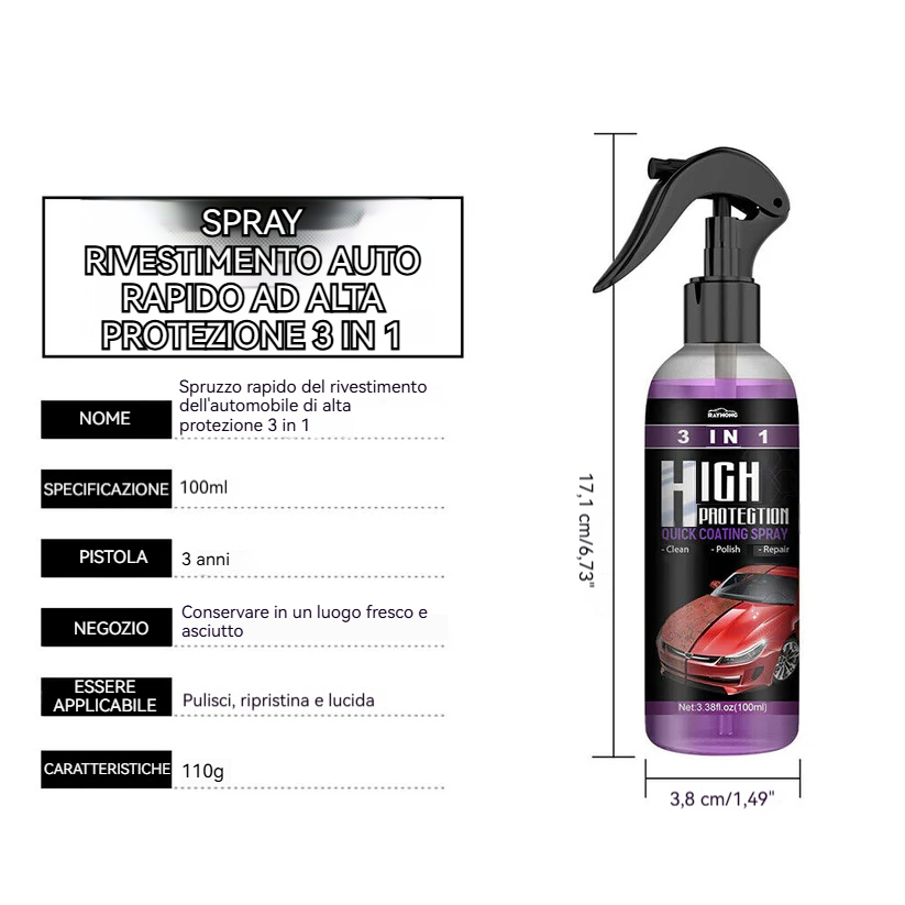 Spray per auto