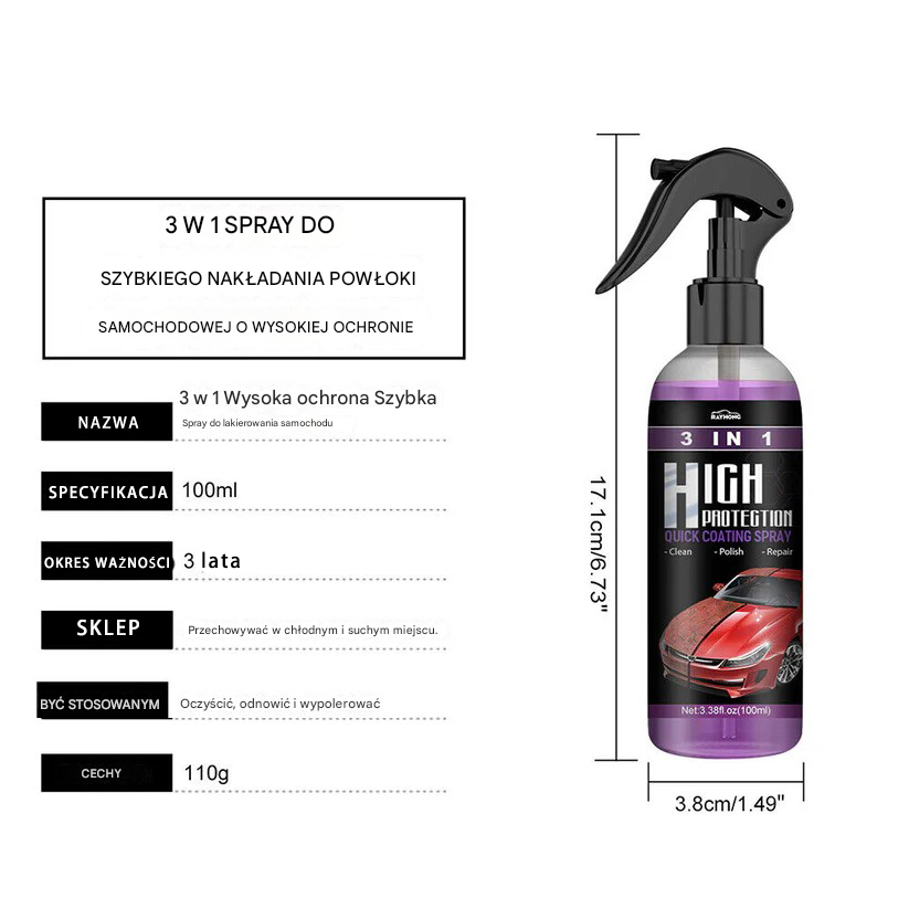 Spray samochodowy