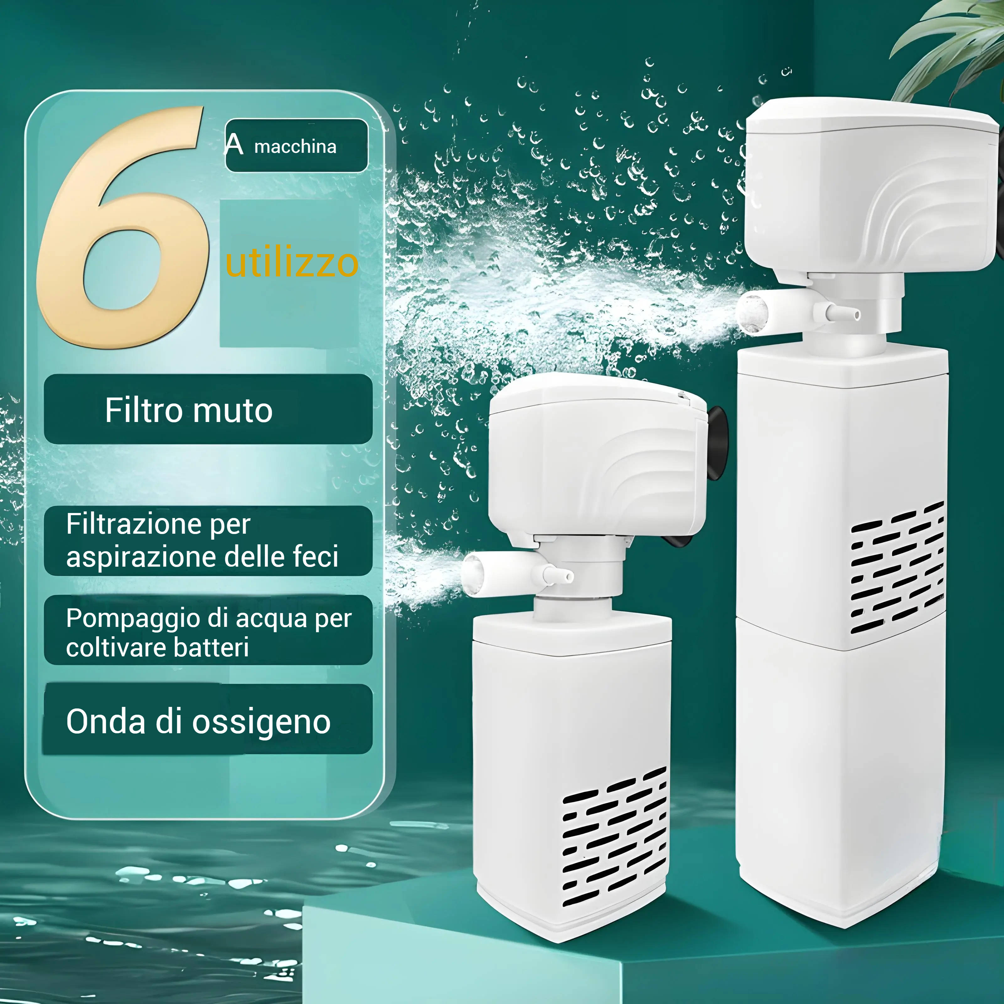 【3.5/4/6/15/20/25W】💦Filtro elettrico silenzioso per acquario🐟