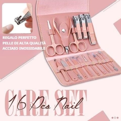 Set per la cura delle unghie 16 pezzi