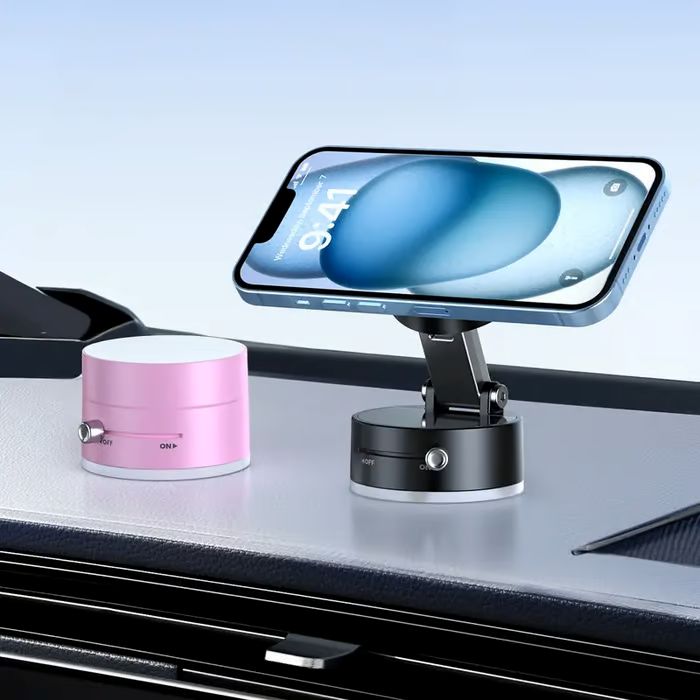 Supporto magnetico per cellulare sottovuoto