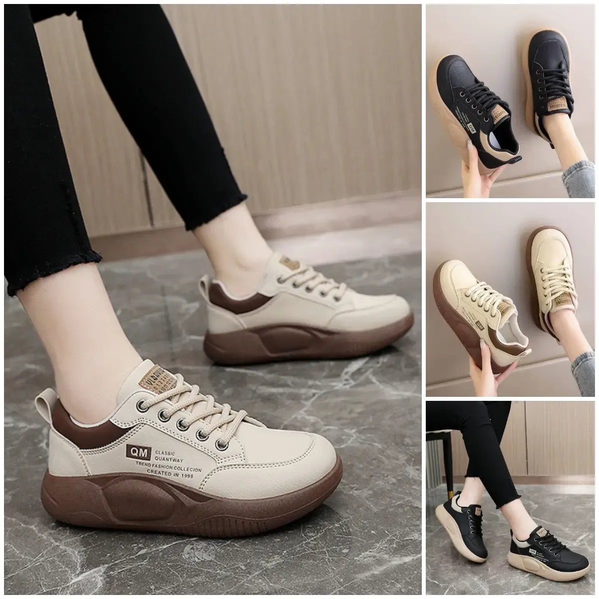 【35-40】Nuove scarpe casual fatte a mano in vera pelle