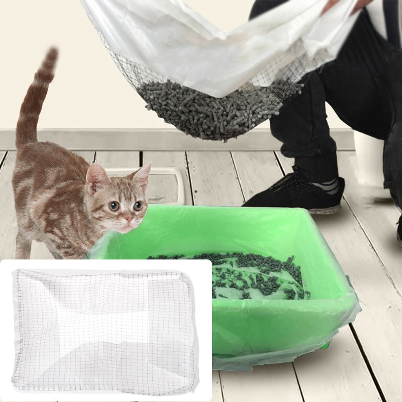 Rete filtrante per lettiera per gatti riutilizzabile