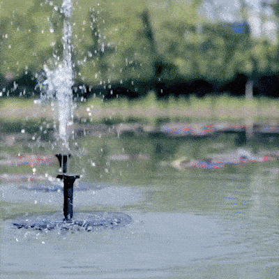 Dai vita al tuo giardino con una fontana magica solare