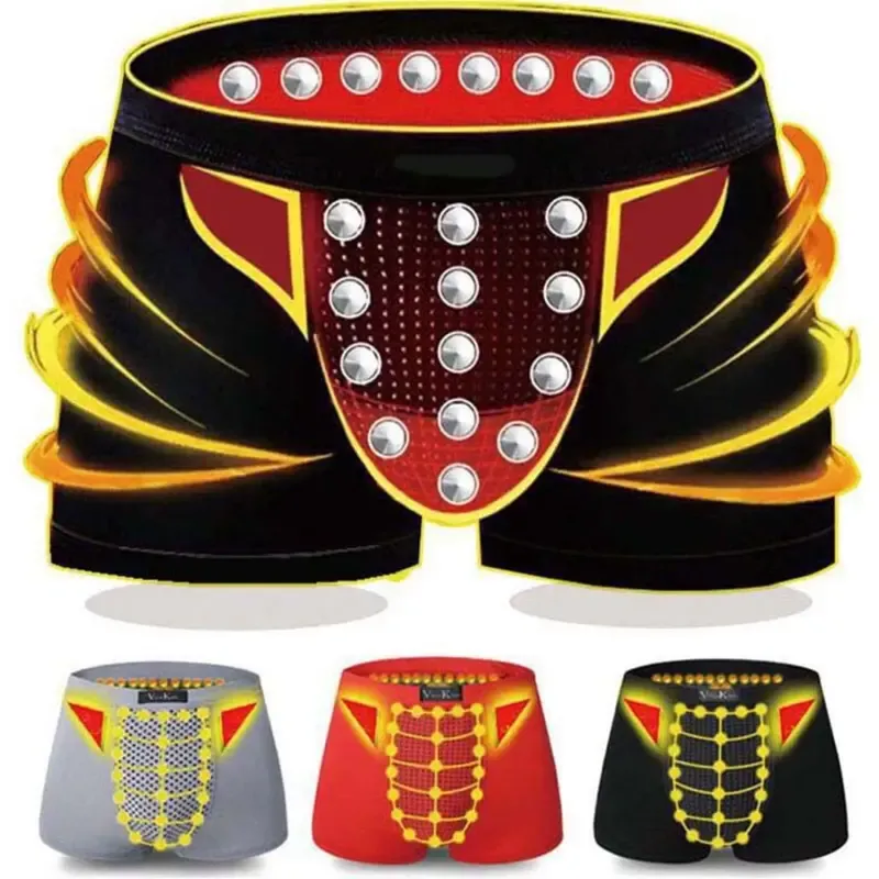 🔥Boxer antibatterici per la salute con terapia magnetica energetica da uomo