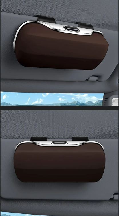 Scatola portaocchiali multifunzionale per auto