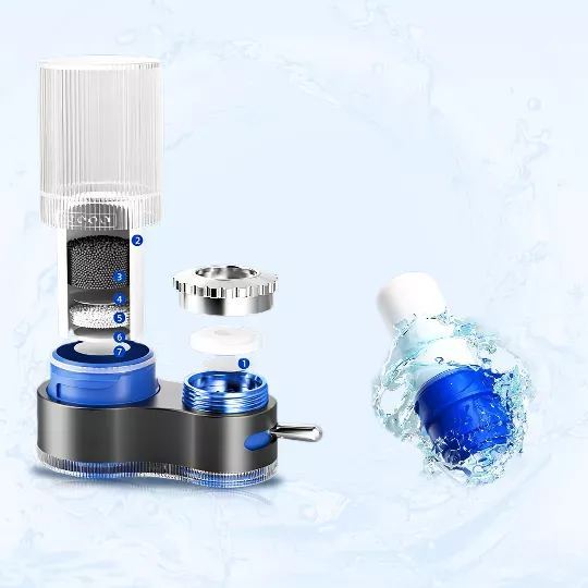 🔥 Venerdì nero，Sconto del 50%.🔥Filtro per l'acqua del rubinetto con adattatore